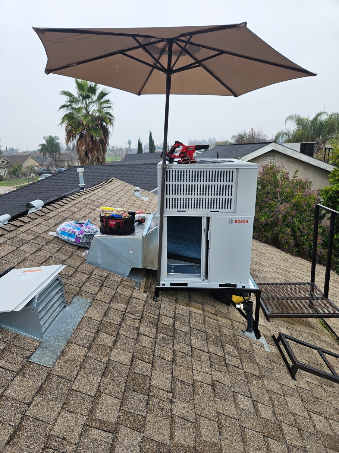 Close-up detail of HVAC vent or filter showing weak airflow inside a Fresno home.