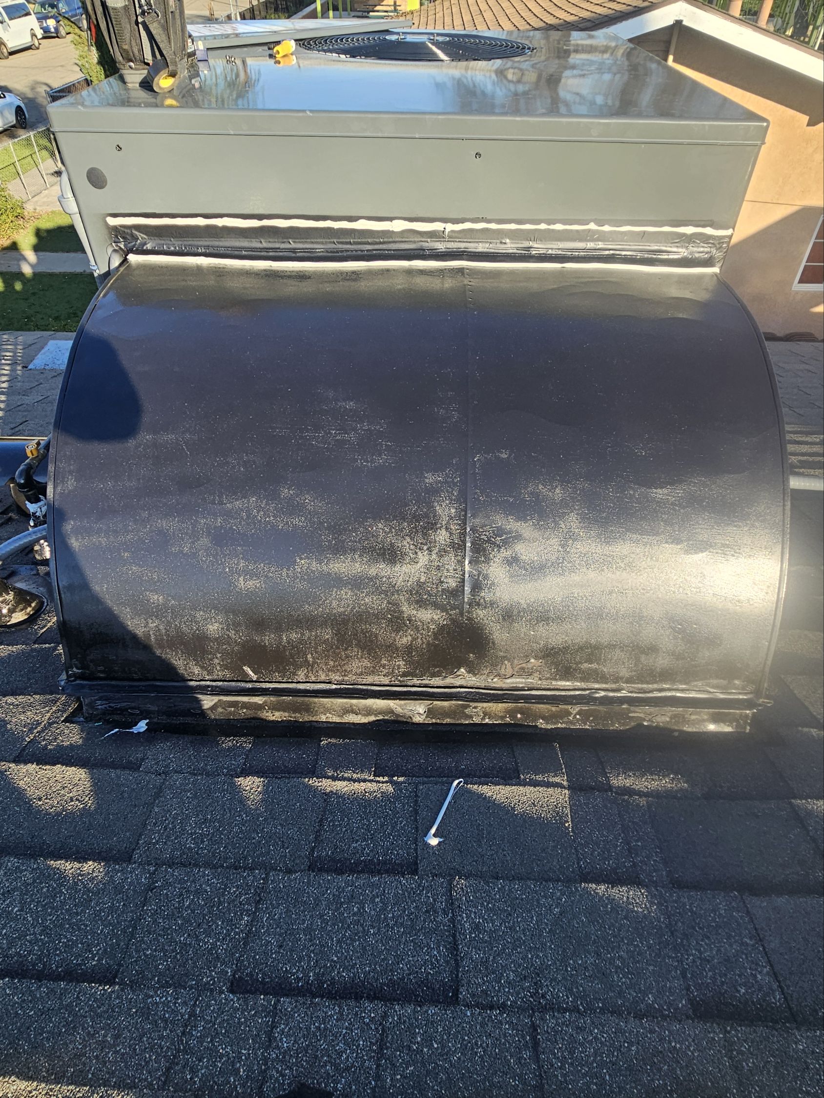 uv protected plenum rooftop ac install fresno